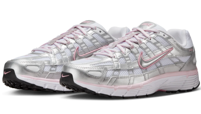 (WMNS) Nike P-6000 'White Elemental Pink'
