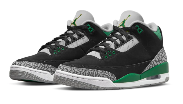 Air Jordan 3 Retro 'Pine Green' Sneakers | CT8532-030