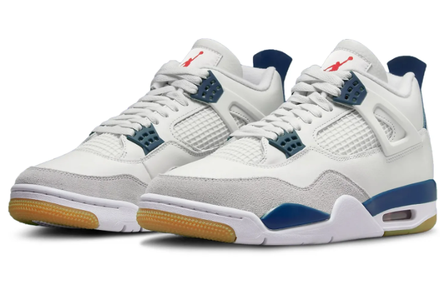 Nike SB x Air Jordan 4 'White Navy' | Clean Contrast