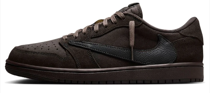Air Jordan 1 Retro Low OG SP x Travis Scott 'Velvet Brown'