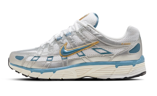 Nike P-6000 'Metallic Silver Aegean Storm' – Chrome Tide Runner
