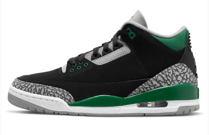 Air Jordan 3 Retro 'Pine Green' Sneakers | CT8532-030