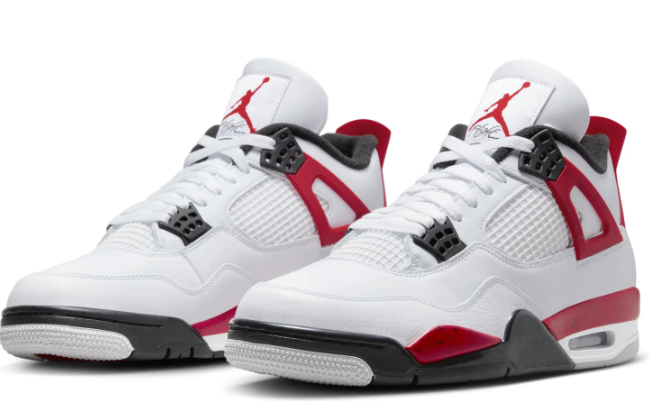 Air Jordan 4 Retro 'Red Cement' Sneakers | DH6927-161