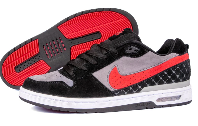 Nike SB Paul Rodriguez Zoom Air Low 'Black / Varsity Red / Flint Grey' – P-Rod Street Legend Edition