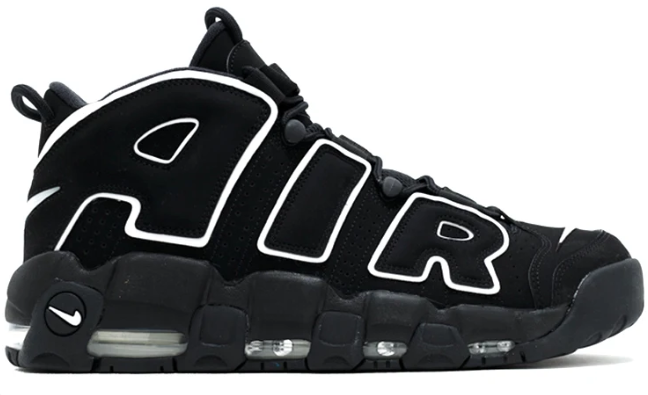 Nike Air More Uptempo 'Black White' | Big Presence 414962-00
