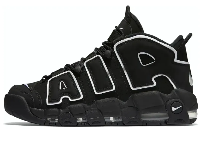 Nike Air More Uptempo 'Black White' | Big Presence 414962-00