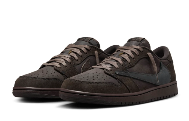 Air Jordan 1 Retro Low OG SP x Travis Scott 'Velvet Brown'