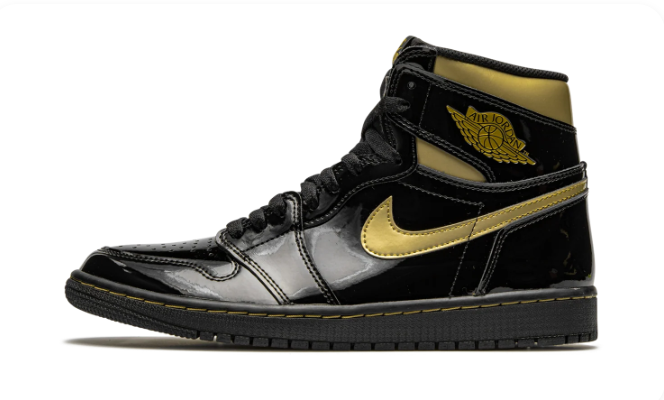 Air Jordan 1 Retro High OG Black Metallic Gold