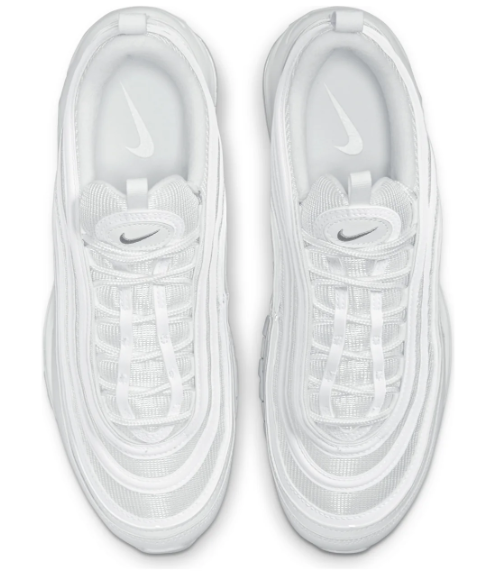 Nike Air Max 97 'Triple White' 921826-101 – All-White Ripple Icon