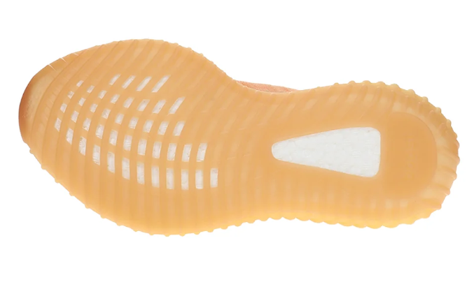 adidas Yeezy Boost 350 V2 Lace-Up Sneakers - Orange